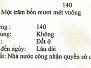Bán loại bđs khác tại hồ bé, p6, mỹ tho, tiền giang, 140m2