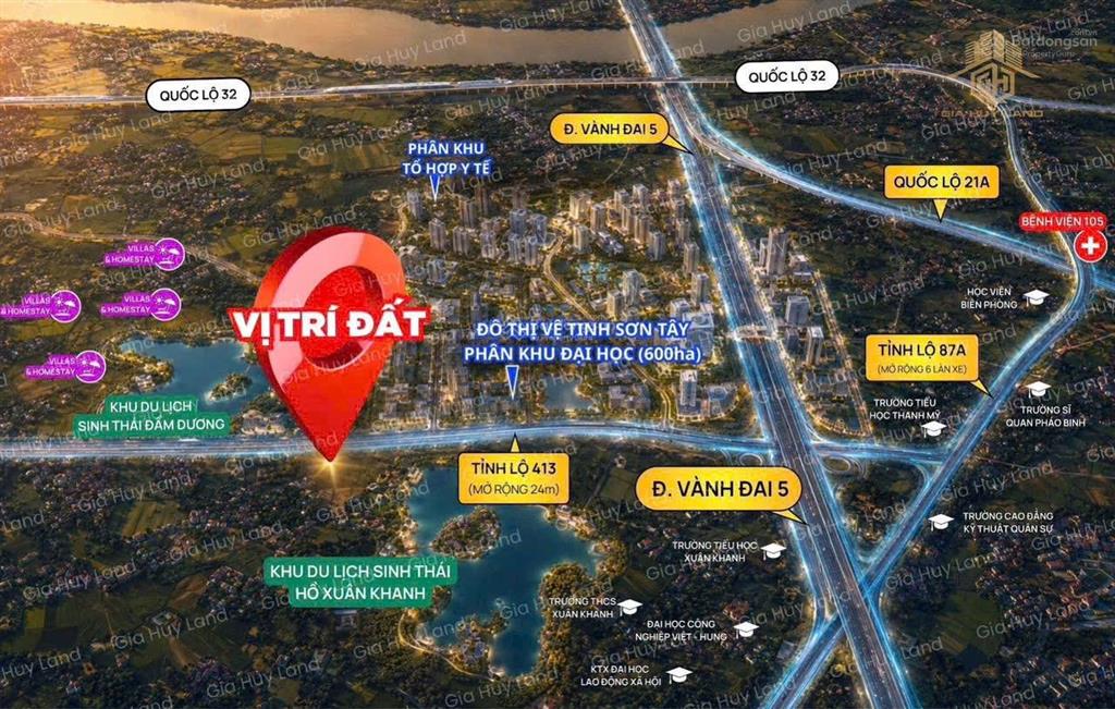 Đất ở đô thị phường tùng thiện sơn tây hà nội