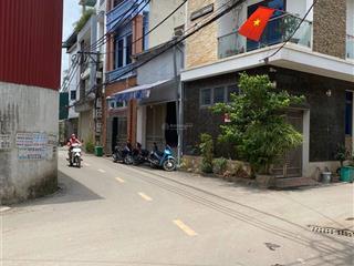 Bán 80m2 lô góc 2 mặt tiền sẵn nhà 3 tầng
