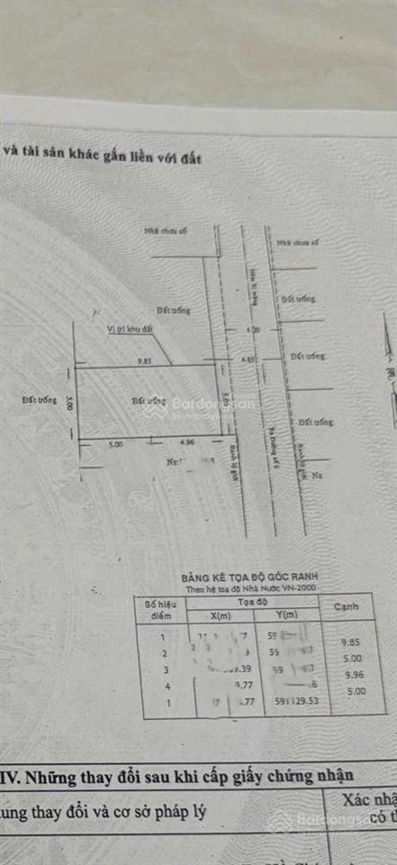 Chú em  cần tiền bán lô đất đẹp như ngọc trinh! ngay bình tândt 5x10m  hẻm 6m  chỉ 3tỷ 3 tl