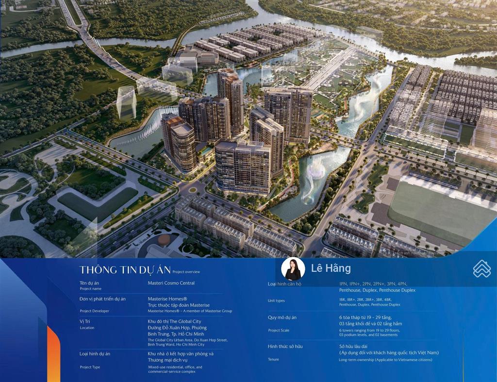 Phân khu hiếm hoi sở hữu vị trí trung tâm nhất tại the global city