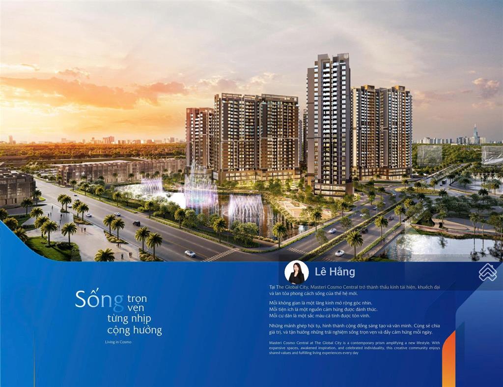 Phân khu hiếm hoi sở hữu vị trí trung tâm nhất tại the global city