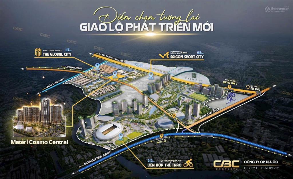 Giỏ hàng lớn nhất global city, sở hữu nhiều mã căn hộ 2pn suất độc quyền, giá tốt nhất dự án