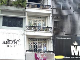 Bán nhà mặt tiền 50.4 m2, giá 14.8 tỷ, quận phú nhuận, tphcm, đường hồ văn huê gần hoàng văn thụ