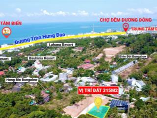 Lô đất xây khách sạn trần hưng đạo, dương đông 14x24m chỉ 6,x tỷ