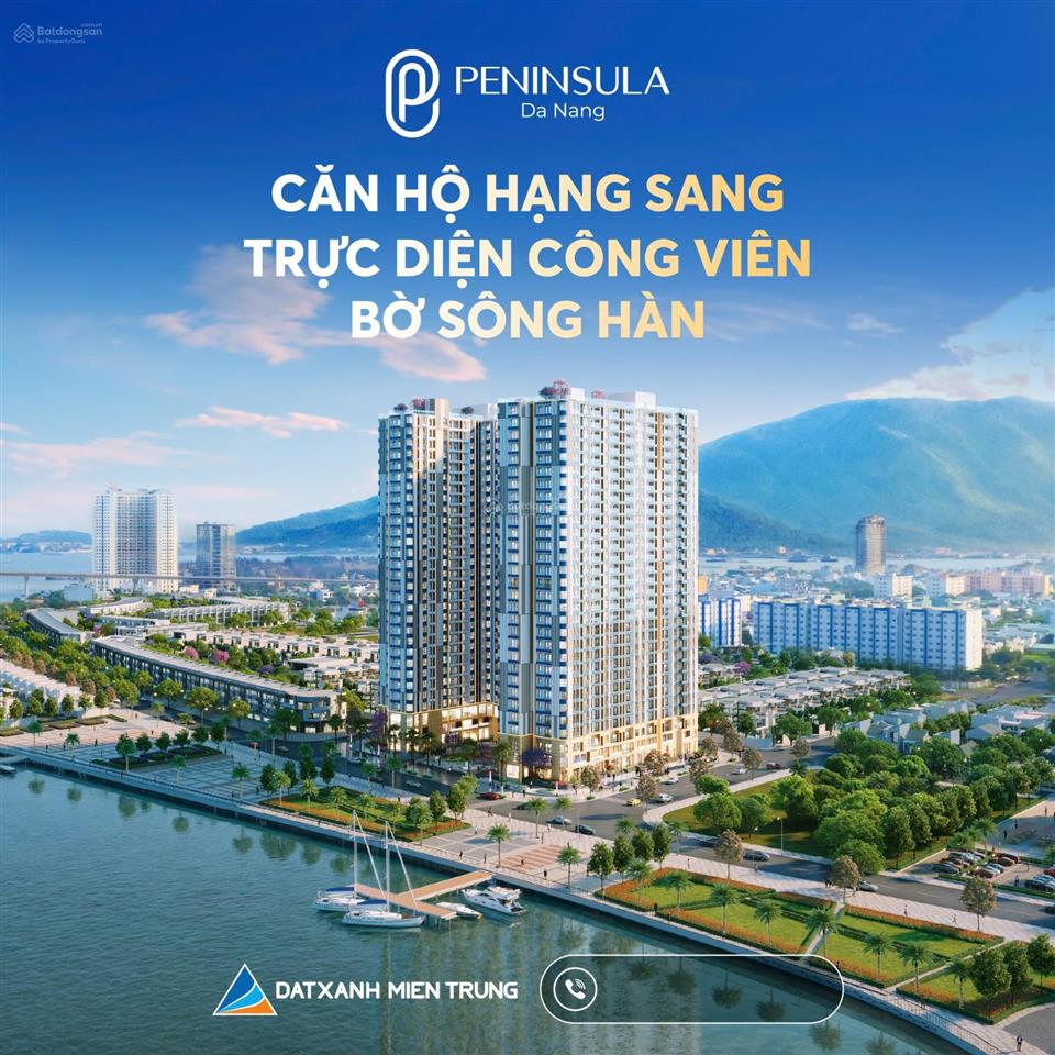 Bán căn hộ peninsula đà nẵng ven sông hàn  sở hữu lâu dài