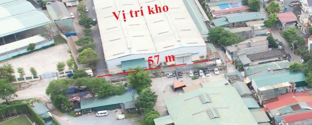 Cho thuê kho, xưởng khu vực cầu diễn với diện tích hơn 5600m2, giá 130 nghìn/m2/thg. 0342 567 ***