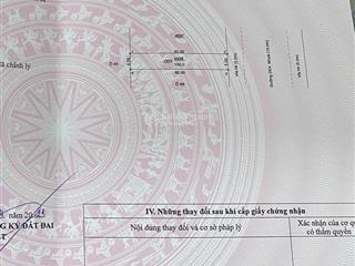 Đất đường de4, thới hoà, bến cát (nay là phường bến cát, tphcm, dt 5x30m, đường rộng 25m