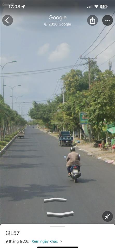 Bán gấp đất tại quốc lộ 57, 150 tỷ, 7700m2, mặt tiền 30m