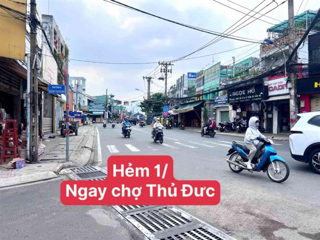Ngay chợ thủ đức  44m²  nhà cấp 4  hẻm xe hơi  chỉ 4 tỷ 199