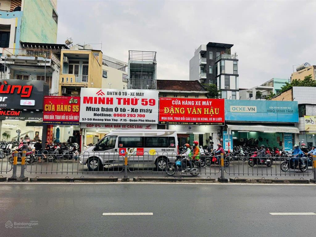 Bán nhà mặt tiền đường hoàng văn thụ, phú nhuận dt 8x18m giá 30 tỷ hđt 60 triệu/tháng