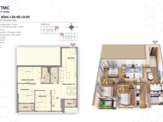 Suất ngoại giao căn hoa hậu góc 3pn dự án tmc smarthome (phạm văn đồng)