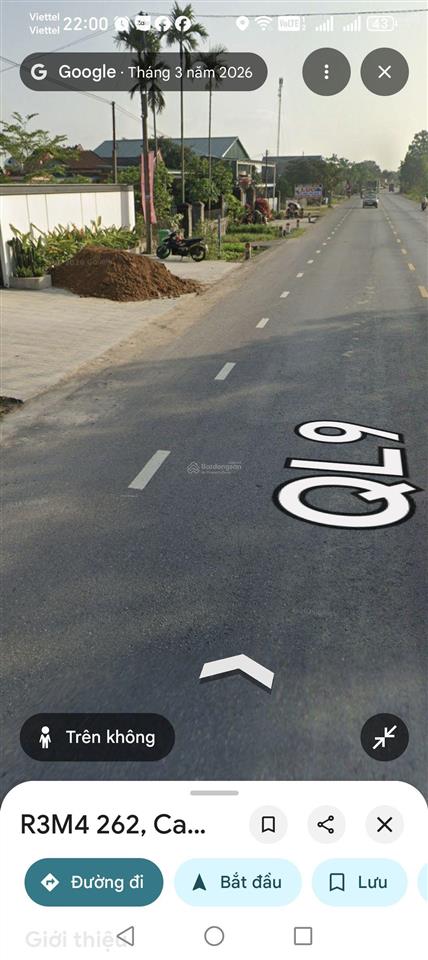 Bán đất mặt đường quốc lộ 9, đường dt71, gần bệnh viện quân y, 206m2, hiếu giang, quảng trị