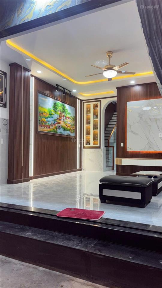 Nhà mới btct ngang đẹp 5,3m, 1 trệt, 1 lầu, sân thượng  full nội thất, mới 100% chỉ 4,98 tỷ