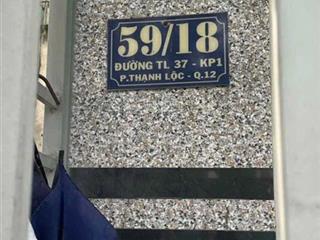 Bán nr đường thạnh lộc 37, q12, hcm, giá tốt 9 tỷ, 200m2, view đẹp