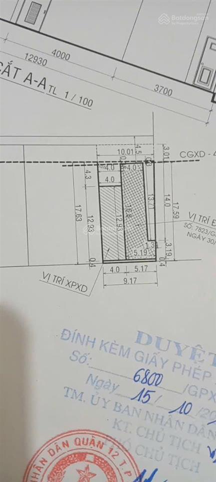 Bán nr đường thạnh lộc 37, q12, hcm, giá tốt 9 tỷ, 200m2, view đẹp