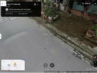 Đất khu tái định cư  kinh doanh dòng tiền  phố kiều mai  2 mặt ngõ 8m  vỉa hè 5.5m  45m2