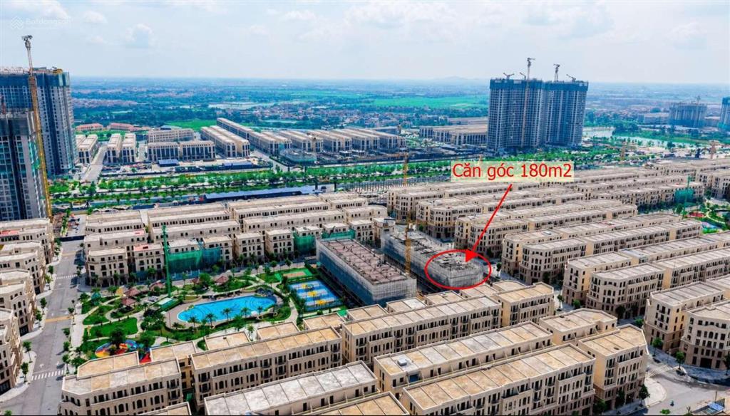 Căn góc shophouse đường 25m góc đông nam