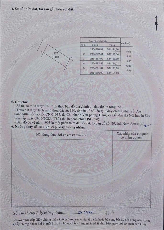 Chính chủ gửi bán mảnh đất đẹp vịtrí gần khu sinh thái bản rõm,xã trung giã,tp hà nội.giá đầu tư