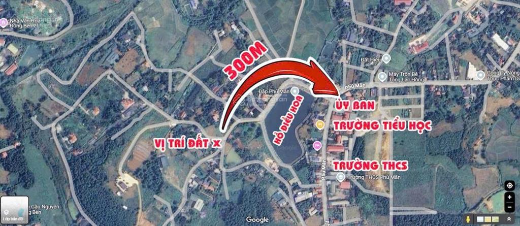 Chính chủ bán nhanh 150m2 mt9m khu hồ phú mãn xã phú cát tp hoà lạc hơn 20tr/m2 0977 514 ***