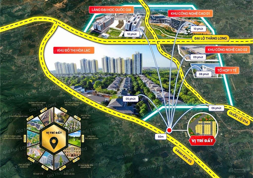 Gia đình cần bán gấp đất thổ cư 200m² phú mãn, hoà lạc trục chính, 4.8 tỷ, 0977 514 ***