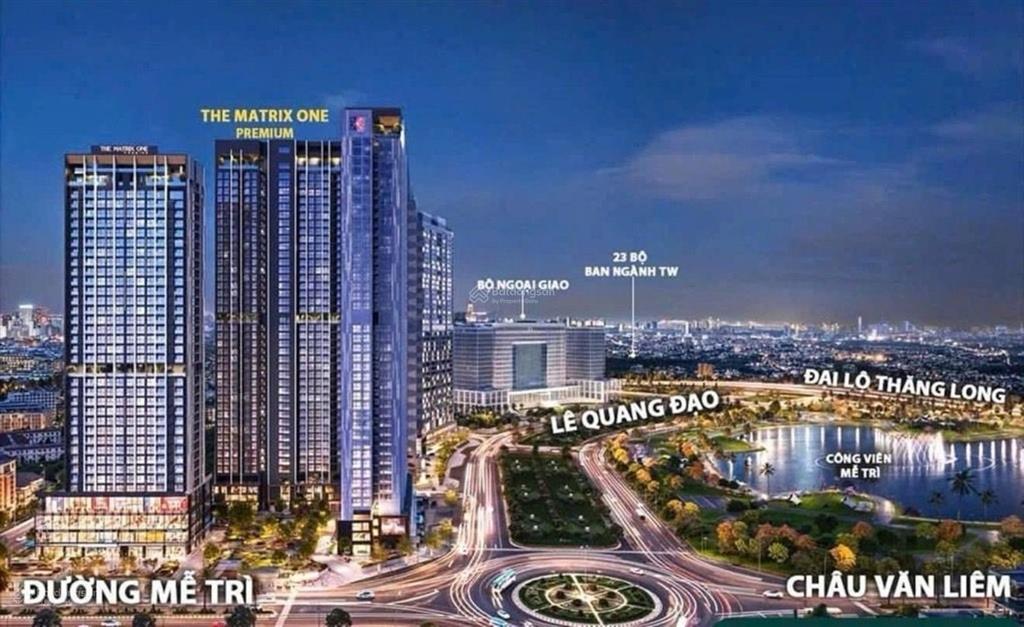 Căn hộ the matrix one 130m2 x 3 ngủ, 2 vệ sinh, view công viên, nội thất full chỉ 13 tỷ