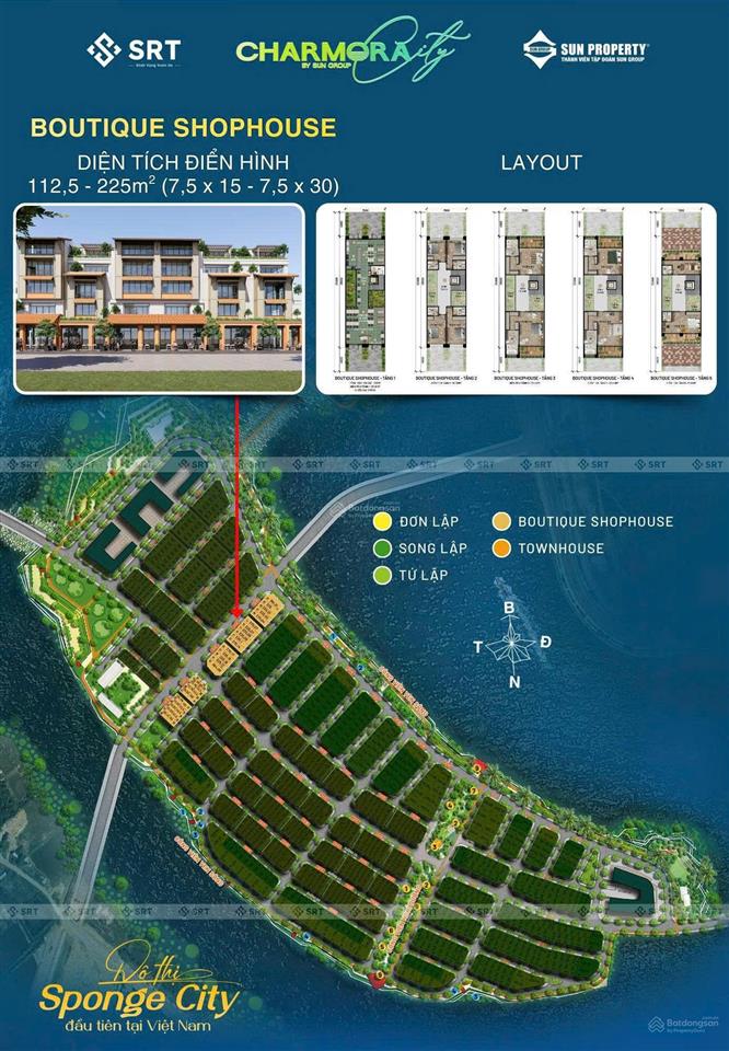 Charmora city  chỉ 35,96 tỷ sở hữu boutique shophouse nha trang