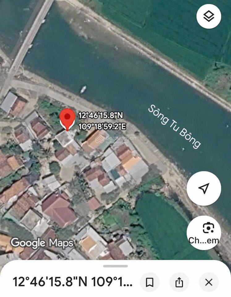 Bán đất giáp sông vạn long  tu bông, vạn ninh, khánh hòa