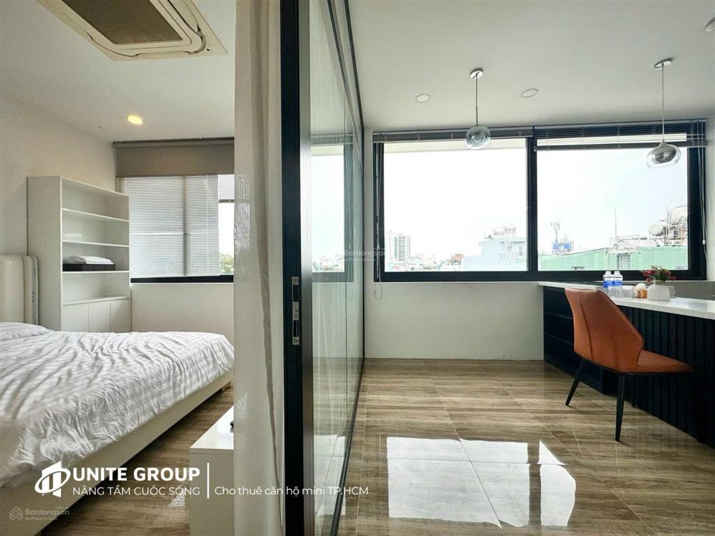 Cho thuê căn hộ 1 phòng ngủ tân bình  đầy đủ nội thất sang trọng  ngay sân bay tân sơn nhất
