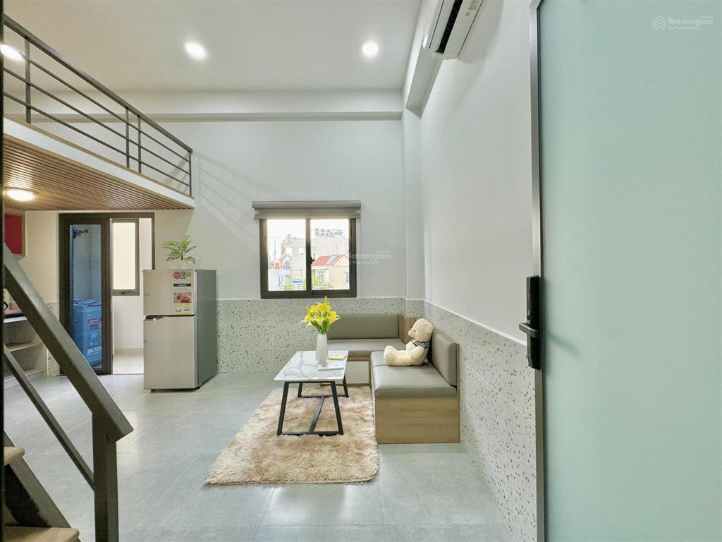 Cho thuê căn hộ gác lửng tân bình  ngay sân bay tân sơn nhất  đầy đủ nội thất