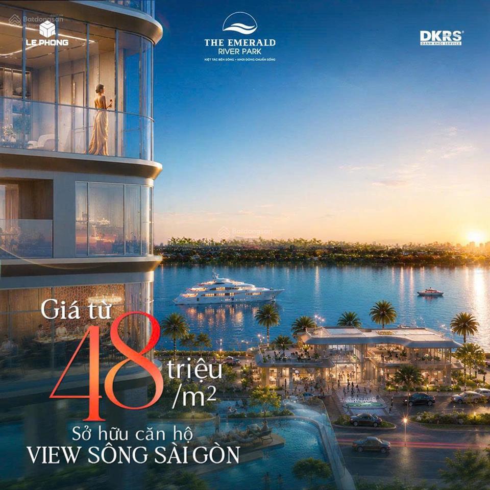 Căn hộ ven sông bến du thuyền, ở thành phố mới