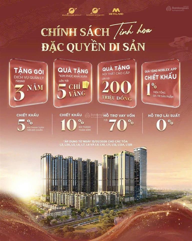 Chỉ từ 1,2 tỷ sở hữu căn góc 2pn tại sunshine legend city view pháo hoa ocean park (59tr/m2)