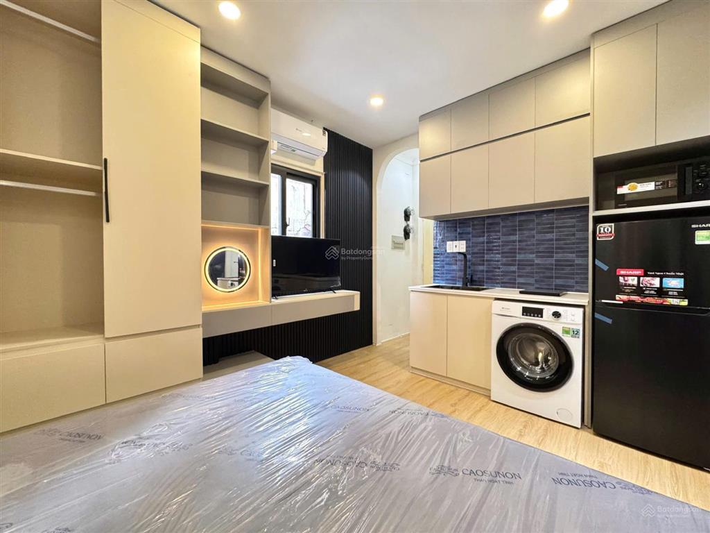 Cho thuê căn hộ studio quận 1 gần chợ tân định, cầu kiệu máy giặt riêng full nội thất cao cấp