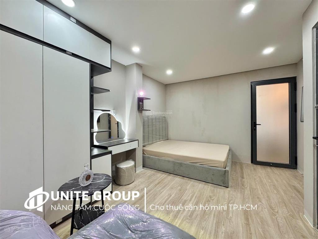 Cho thuê căn hộ 1pn 1pk 40m2 quận 3 gần ga sài gòn, đh bách khoa full nội thất, thang máy