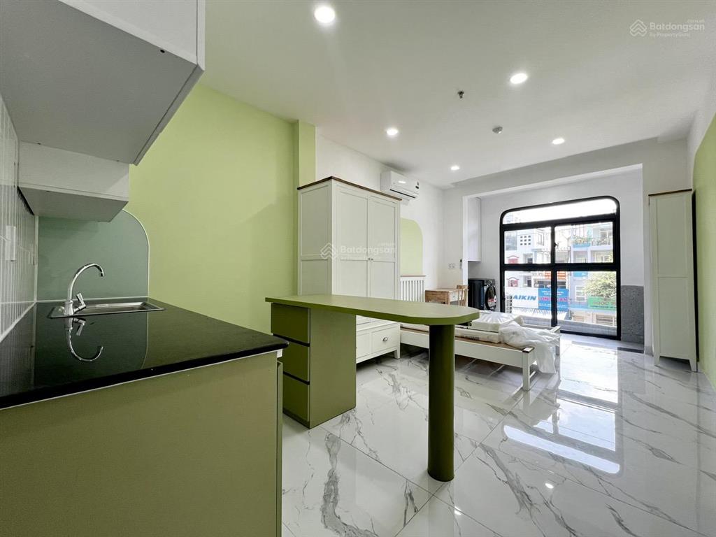 Cho thuê căn hộ studio quận 5 gần đh y dược, chợ an đông cửa sổ lớn máy giặt riêng, full nội thất