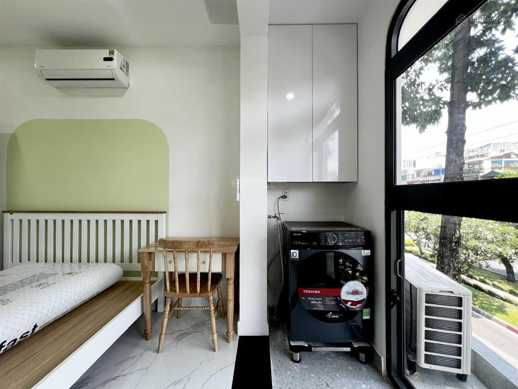 Cho thuê căn hộ studio quận 5 gần đh y dược, chợ an đông cửa sổ lớn máy giặt riêng, full nội thất