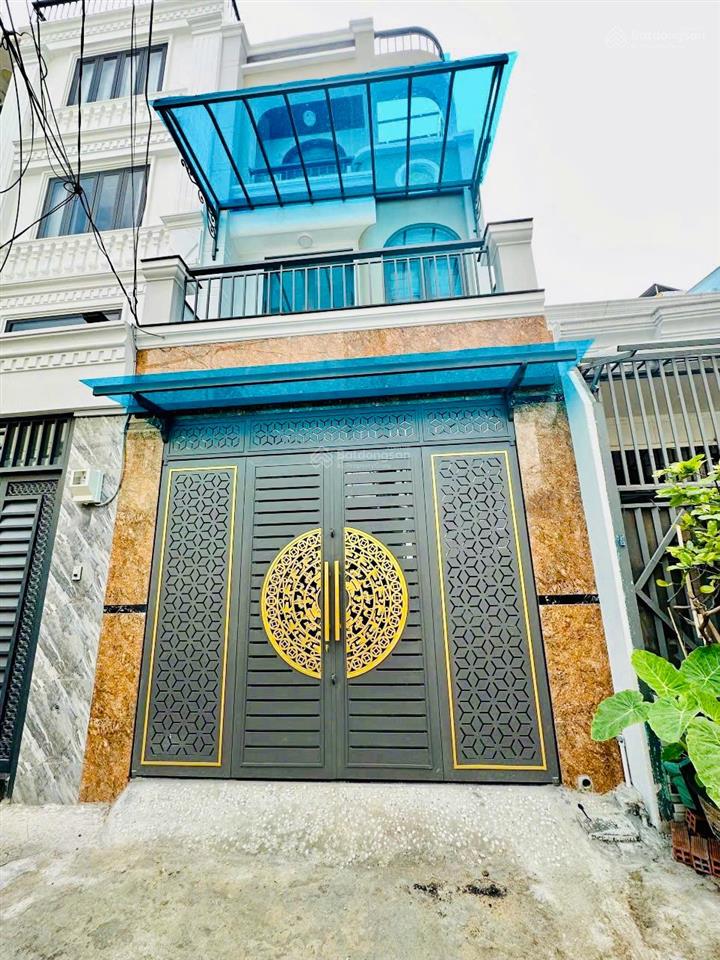Gò vấp chỉ 6 tỷ nhà mới đẹp 3 tầng xe hơi vào nhà full nội thất
