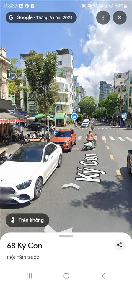 Bán căn hộ mặt tiền đường ký con, quận 1, 60m2, 5.6 tỷ tl