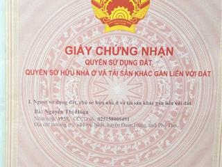 Bán lô đất 2 mặt tiền ngay cổng khu công nghiệp cây trường, bàu bàng (chính chủ)