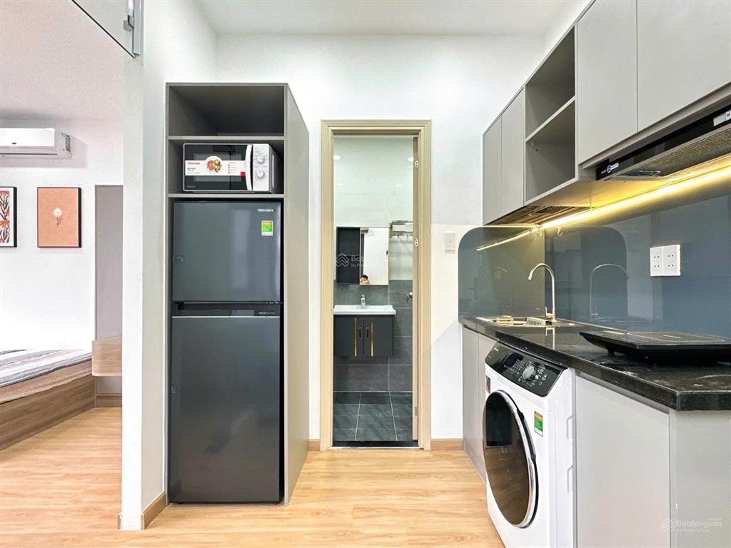 Mới 100%  căn hộ 1pn  40m², giá 6,4 triệu tại lê văn sỹ  gần bờ kè trường sa, gần chợ