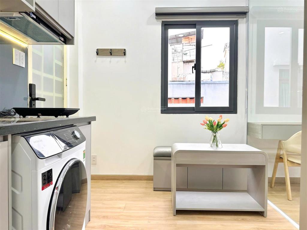 Mới 100%  căn hộ 1pn  40m², giá 6,4 triệu tại lê văn sỹ  gần bờ kè trường sa, gần chợ
