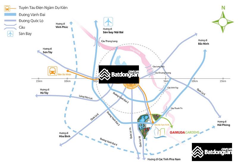 Bán chung cư tòa the zen gamuda, dt 60m2 1pn 1wc view gamuda cực thoáng