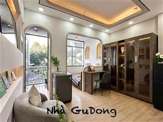 Căn hộ 1 phòng ngủ ban công, máy giặt riêng bình thạnh gần ngã tư hàng xanh, gần quận 1