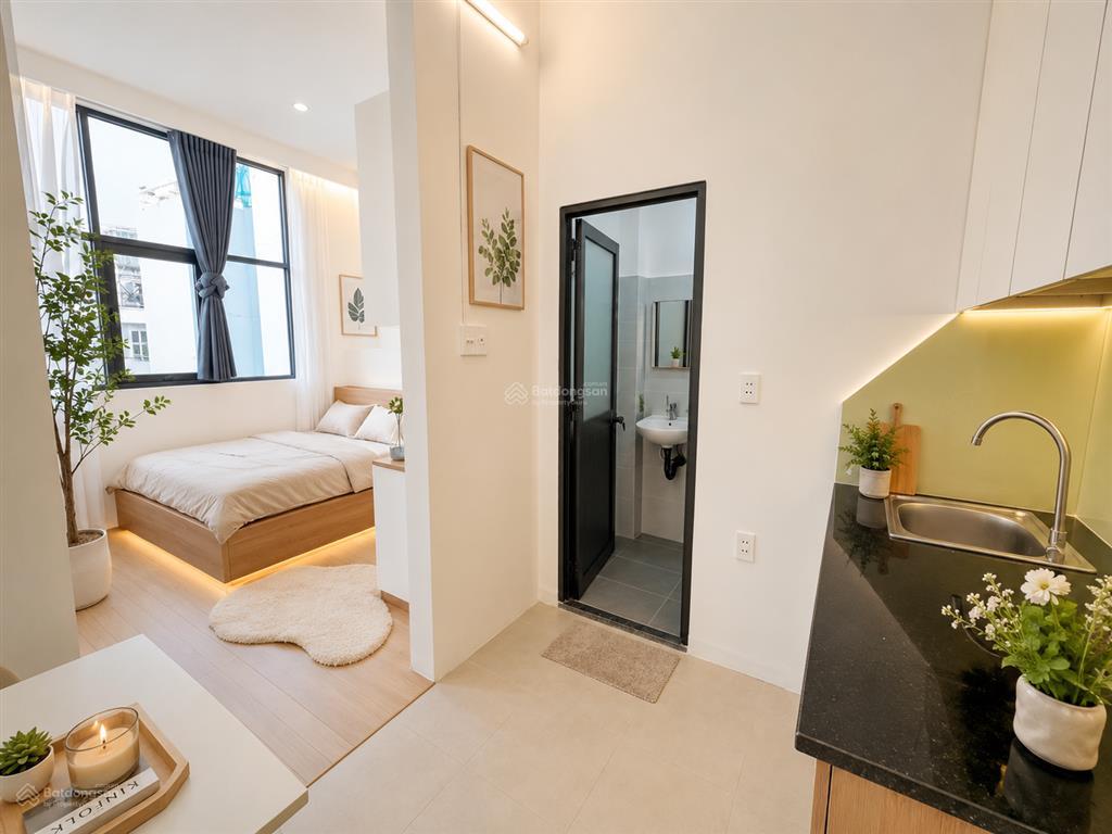 Căn hộ mới 100% ngô tất tố, bình thạnh gần thị nghè, cửa sổ siêu thoáng, máy giặt riêng giáp quận 1