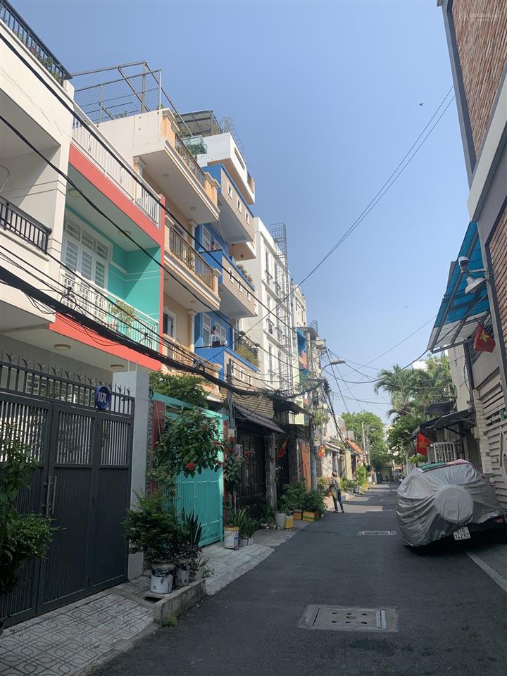 Nhà 110m2 x 4 tầng 5pn hẻm 6m, xe hơi ngủ trong nhà, gần ung văn khiêm, giáp khu d nhiều trường đh