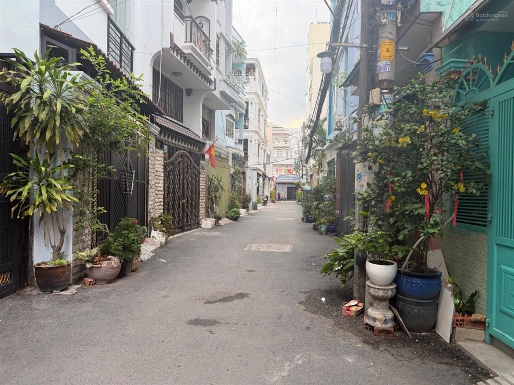 Bán nhà hẻm xe hơi  4 tầng  bùi đình túy  dt (4,3x15m) 69m²  phường 12  bình thạnh