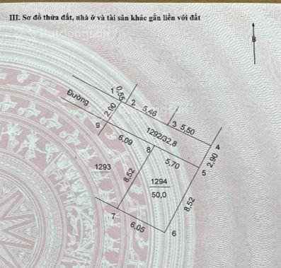 Bán nhà riêng 50m2, 3pn + 3wc, 3 tỷ tại thôn 1, hạ lôi, mê linh, hà nội