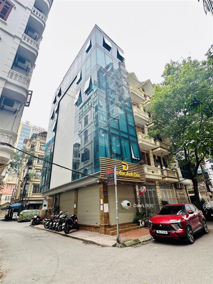 Bán toà văn phòng hoàng quốc việt 92m2mt 5.5m lô góc 2 mặt ngõ ô tô vỉa hè cực rộng