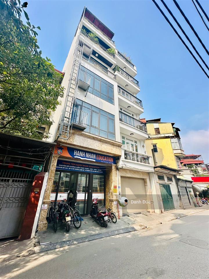 Bán nhà nguyễn văn huyên 80m2mt 5.2m  mặt ngõ kinh doanh vip  thang máy