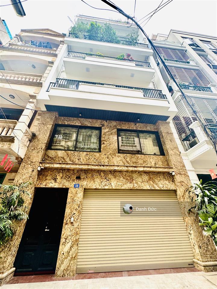Bán nhà phạm tuấn tài 55m², mt 5m  phân lô vỉa hè ô tô tránh  thang máy  ngõ thông 2 mặt phố